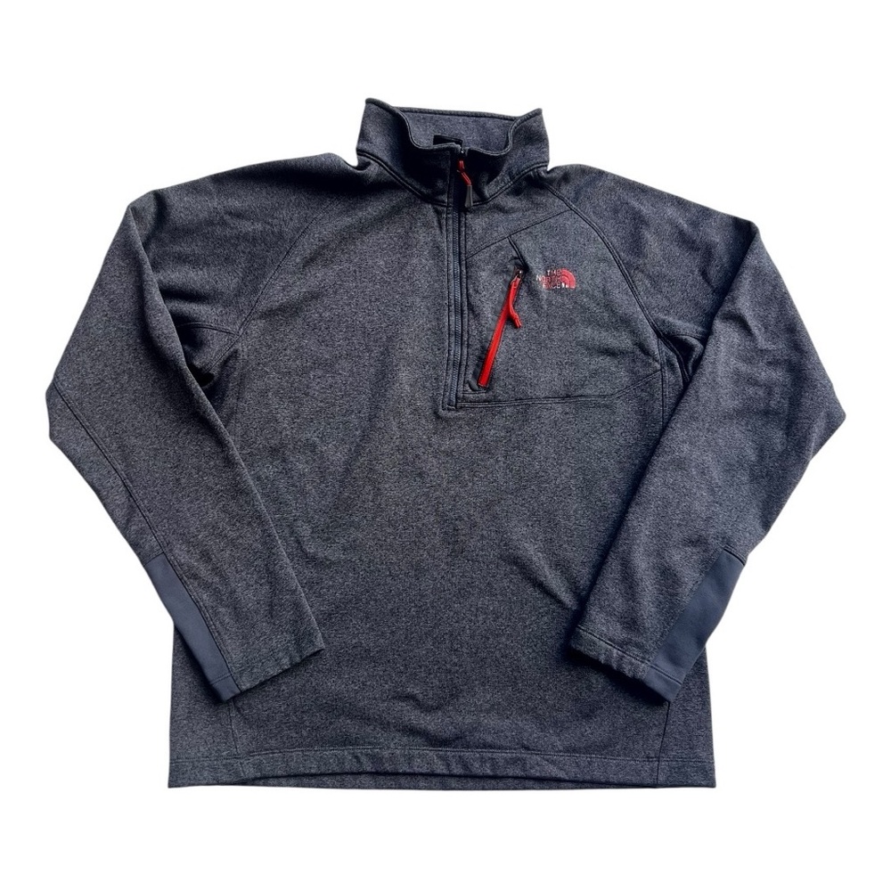 The‎ North Face Dark Grey Quarter Zip Pullover Size Large